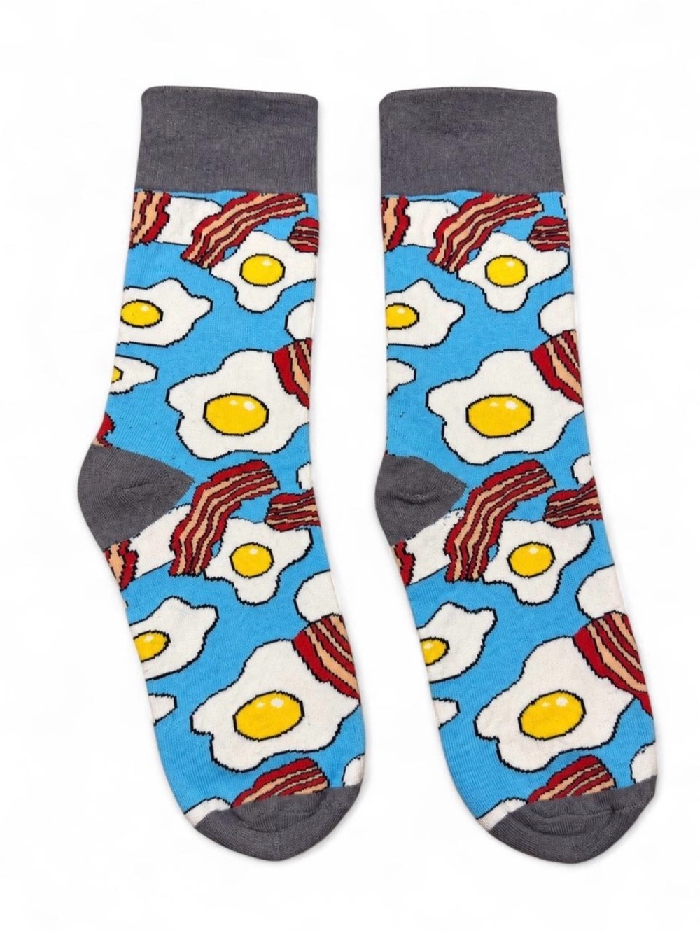 Two Left Feet Bacon & Eggs Crew Socks